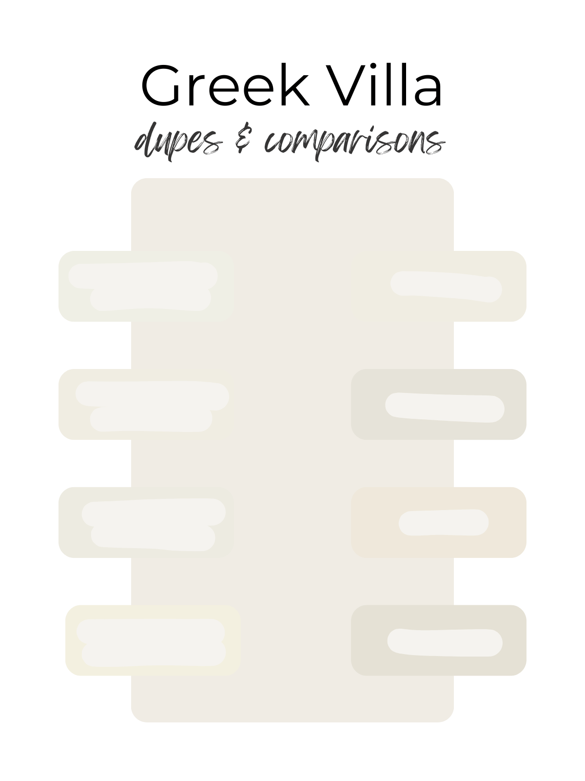 SW Greek Villa Closest colors