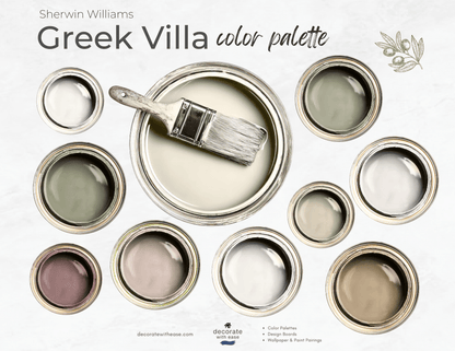 Sherwin Williams Greek Villa Paint Color Chart 